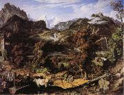 Joseph Anton Koch Swiss Landscape china oil painting reproduction